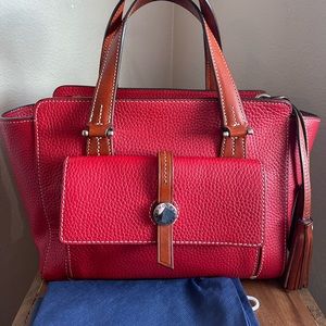 DOONEY & BOURKE Pebble leather satchel. Beautiful ,